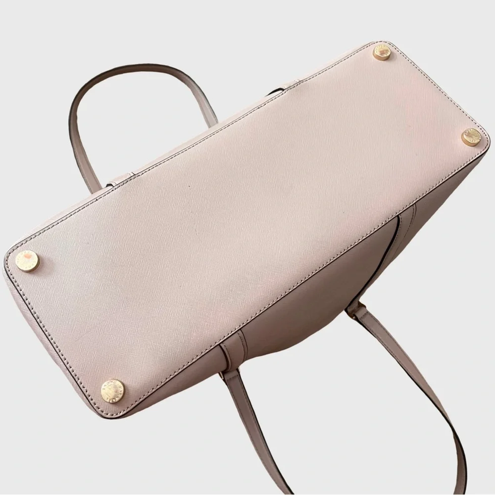 MICHAEL KORS Pink Sady Leather Tote Bag